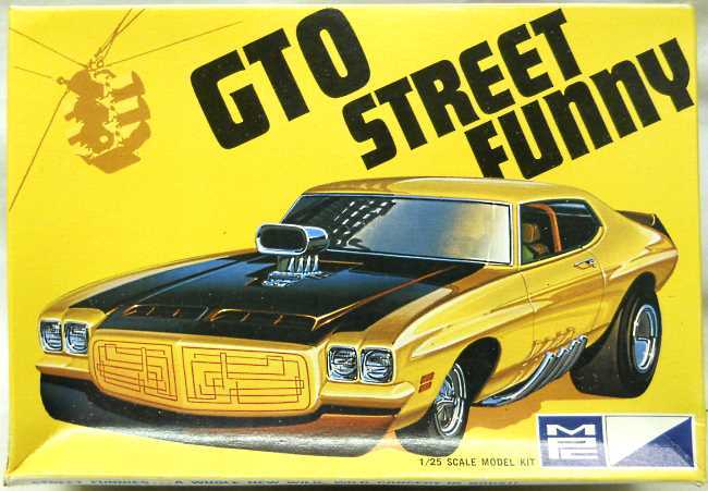 MPC 1/25 Pontiac GTO Street Funny Car, 1-0453-225 plastic model kit